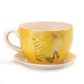 Large Garden Butterfly Teacup Planter